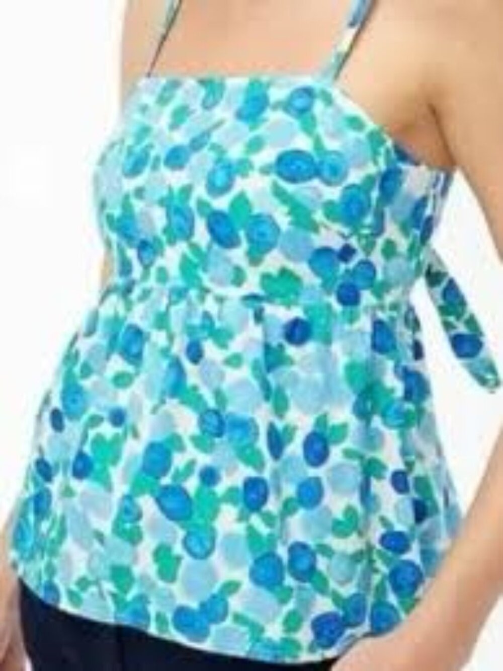 J.Crew Blueberry Print Babydoll Cami Top (8)